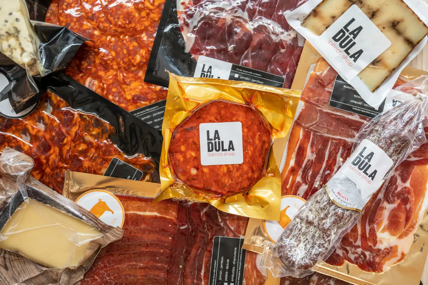 Jamón Ibérico, bei LA DULA geschnitten und vakuumiert