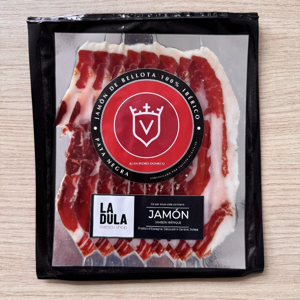 Jamon 100% Iberico de Bellota Juan Pedro Domecq LA DULA Web.webp