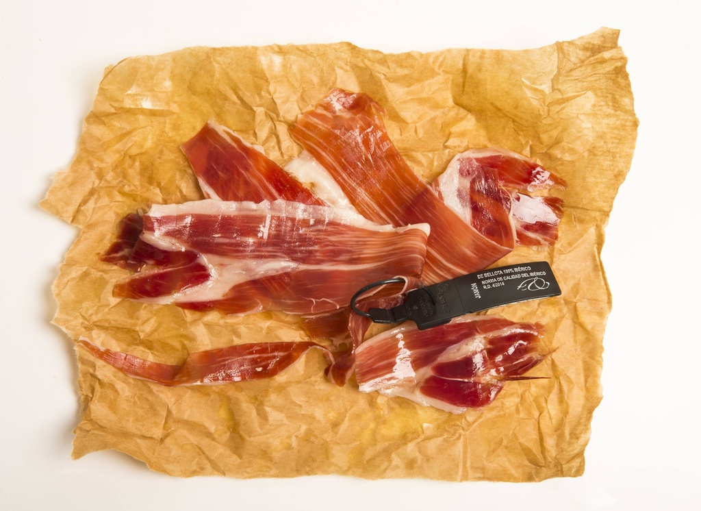 Jamón 100 % Ibérico de Bellota Pata Negra tranché, Juan Pedro Domecq