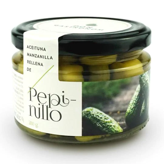Gherkin stuffed green olive Manzanilla