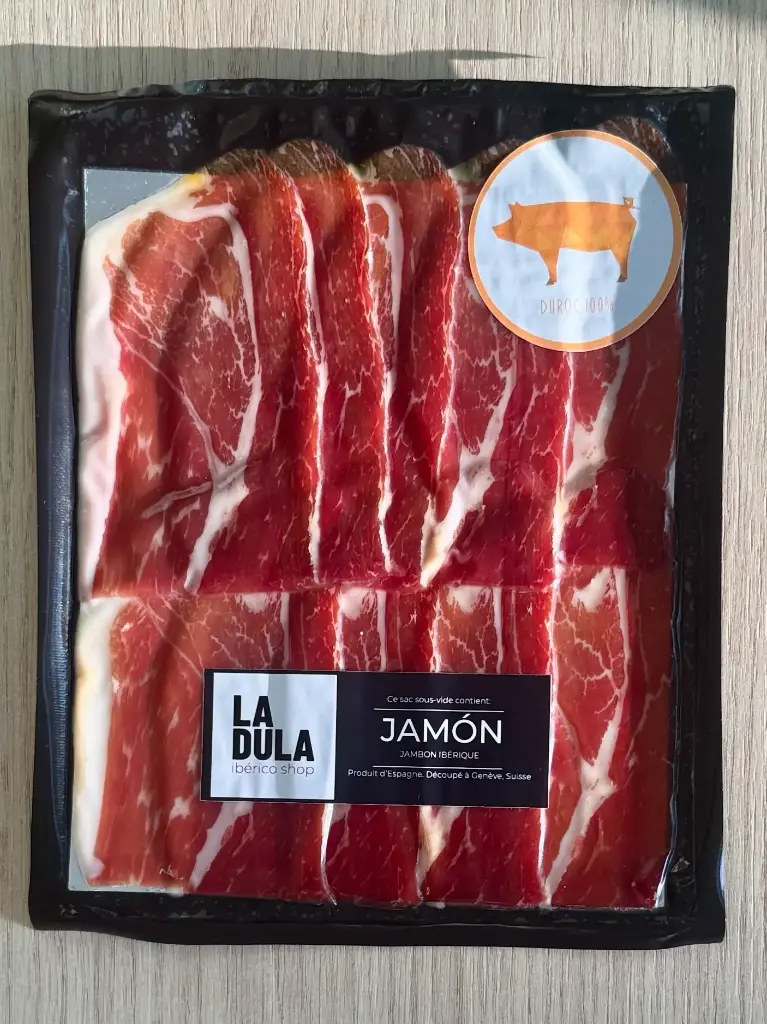 [spanish ham iberian ham] Jamón Duroc 100%, 100g - BAT