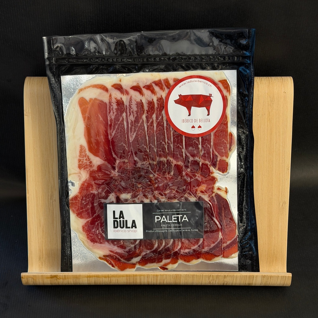 Paleta Ibérica de Bellota, tranchée 100g