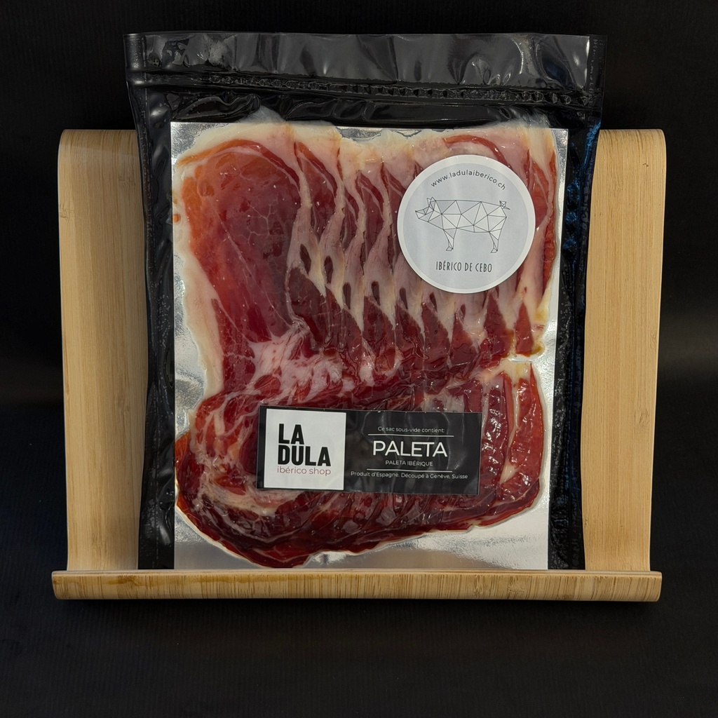 Paleta Ibérica de Cebo, tranchée 100g