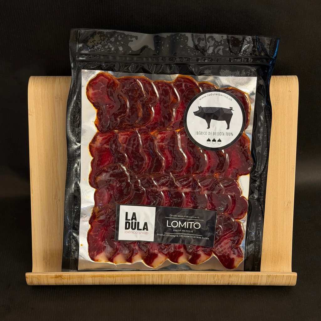 Presa (Lomito) 100% Ibérico de Bellota, tranchée 80g - JPD