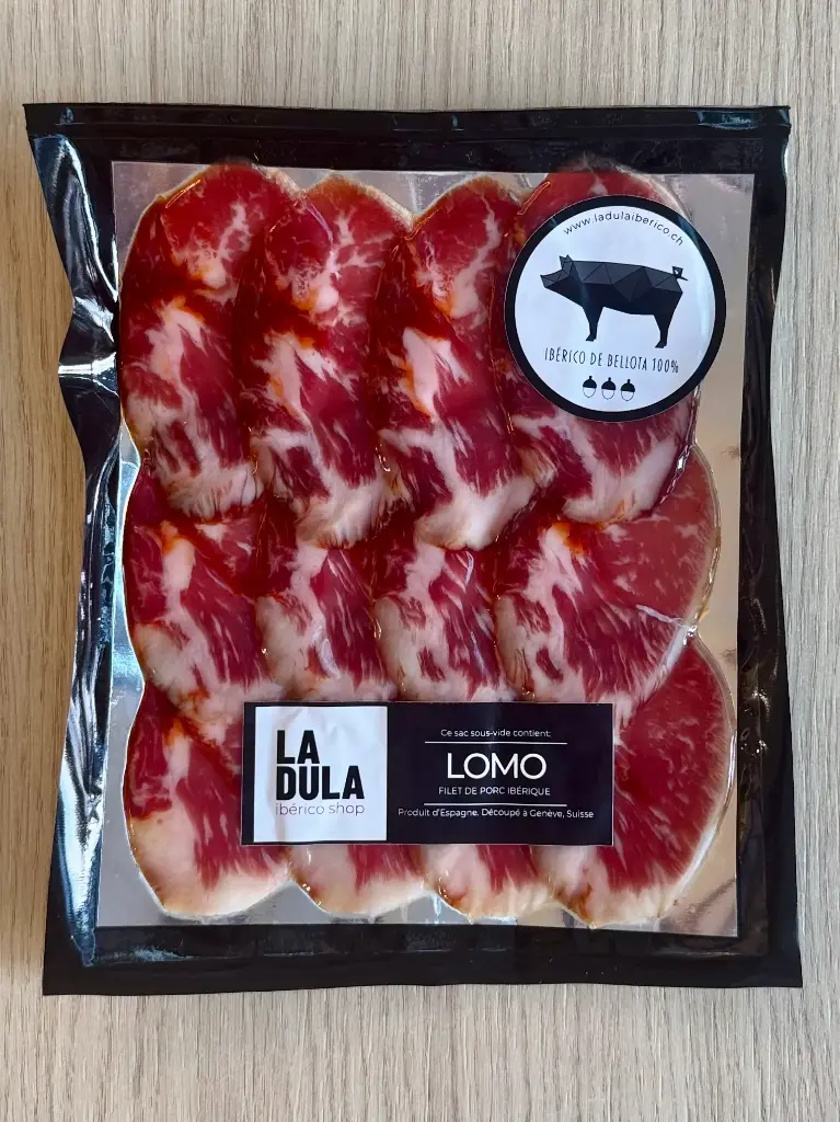 [embutido embutidos] Lomo 100% Ibérico de Bellota Pata Negra, sliced 100g