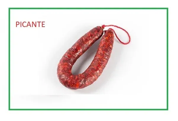 [embutido embutidos] Longaniza Roja Ibérica Extra Picante, pieza 400g - POZ