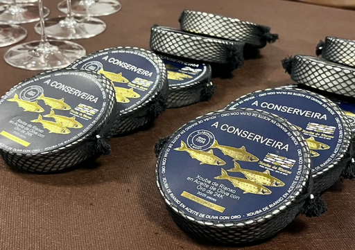Sardinillas "Rianxo O Xeito Laminas Oro 24K" Luxe - A CON